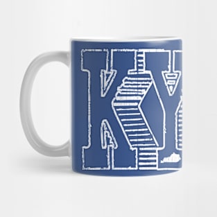 KY- Kentucky Vintage Distressed Mug